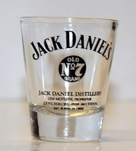 JACK DANIEL&#39;S shot glass OLD No7 GRAND jack daniel&#39;s distillery(clear &amp; ... - £4.69 GBP