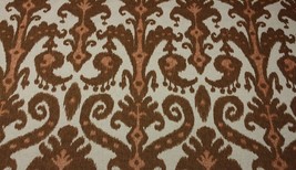 Lacefield Designs Marrakesh Rust Brown Orange Batik Ikat Fabric By The Yard 55&quot;W - £12.78 GBP