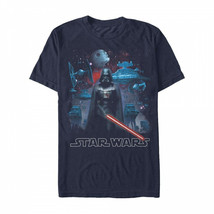 Star Wars Darth Vader with Fleet T-Shirt Blue - £26.35 GBP+