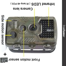 Iron Hammer Digital Trail Camera Hunting Game Scouting, 12MP 2.4in TFT, Open Box - £38.12 GBP