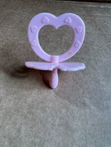 Vintage Heart plastic Baby Doll Pacifier Binky for Kenner Baby Alive Doll - £13.92 GBP