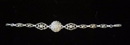 Lovely Vintage Sterling Silver Marcasite Bracelet - $100.00