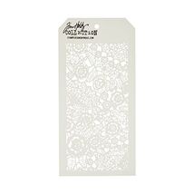 Art Gone Wild Plastic Tim Holtz Doily Stencil  - $28.00