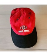 Vtg Nike Ohio State University OSU Ball Cap Red Adj NCAA Embroidered Foo... - $12.87