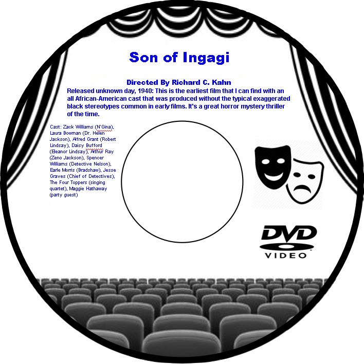 Son of Ingagi 1940 DVD Movie  Zack Williams Laura Bowman Alfred Grant Daisy Buff