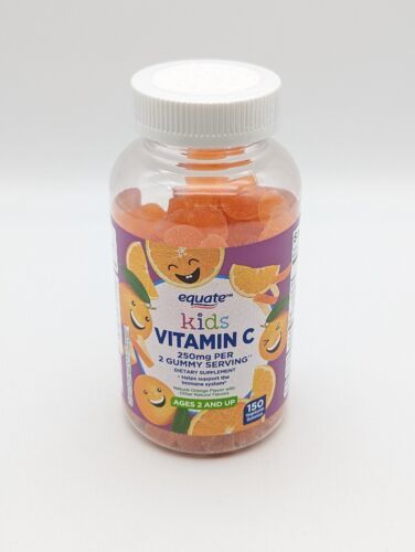 Bottle Of Childrens Equate Orange Vitamin C 250mg kids Gummies 150 Exp. 1/24 - £7.32 GBP