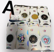 8 pack PopSockets PopGrip w Swappable Top Phones and Tablets  Multicolor pick - $50.99