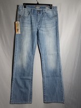MEK Denim Jeans Men&#39;s Size 36x34 Brant Button Fly Straight Light Wash Hi... - £42.67 GBP