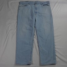 Vtg 90s 1997 Levis 44 x 30 540 Flex Relaxed Tapered USA Made Light Denim... - £22.53 GBP