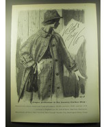 1959 Lord &amp; Taylor Aquascutum Tweed Coat Ad - Simple perfection in the C... - £11.87 GBP