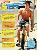 Boo Boo Stewart teen magazine pinup clipping shirtless on a bike Twilight Bop - £3.99 GBP