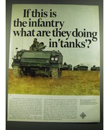 1968 British Army Ad - If this is the infantry what are they doing in &#39;t... - £14.55 GBP
