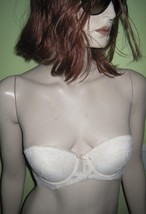 MARILYN MONROE ENVY White Lace Bra Size 34B  - $14.99