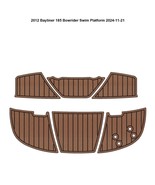 2012 Bayliner 185 Bowrider Swim Platform Boat EVA Faux Foam Teak Floor Mat - $478.69 CAD