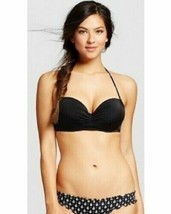 Women&#39;s Summer Halter Bikini Top - Black - Shade &amp; Shore 34B NWT - £19.77 GBP