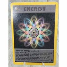 Rainbow Energy - 80/82 - Pokemon Team Rocket Unlimited Rare Card WOTC NM/LP - $11.98