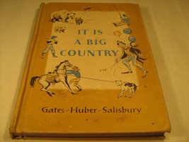 Hardcover IT IS A BIG COUNTRY 1953 The MacMillan Readers [Y44] - $19.94