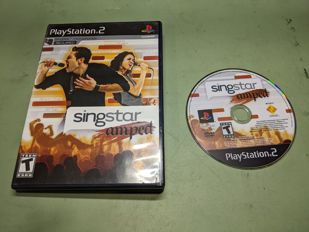 Singstar Amped Sony PlayStation 2 Disk and Case - $5.70 Singstar Amped Sony PlayStation 2 Disk and Case - $5.70