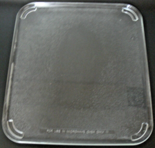 Vintage 15 3/4&quot; X 14 1/2&quot; Microwave Oven Square Glass Plate Tray GE? Replacement - $68.59