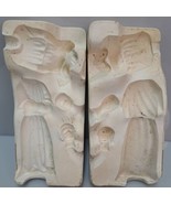 Vintage Duncan Nativity Ceramic Slip Mold #561A Joesph And Shepard - $24.14