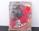 NEW Bucilla Santa and Woodland Friends Tree Skirt Stamped Cross Stitch K... - £87.66 GBP
