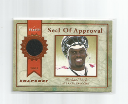 Michael Vick (Atlanta) 2003 Fleer Snapshot Seal Of Approval Relic #SA-MV &amp; #201 - £7.41 GBP