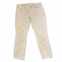 J.Jill Denim Cropped Jeans Size 2P Petite Authentic Fit Yellow Womens 29X23 - £18.68 GBP