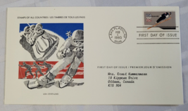 1980 USA OLYMPICS FIRST DAY OF ISSUE STAMPED AND DATED ENVELOPE POST OFFICE - £10.40 GBP
