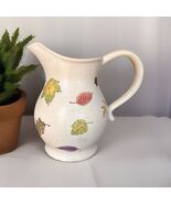 Stoneware Pitcher Kathy Sulewski Papel Giftware Autumn Breeze Speckled L... - $17.82