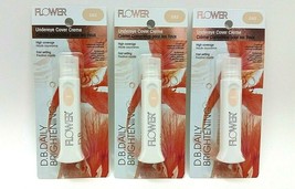 3x Flower #DB2 Daily Brightening Undereye Cover Creme Concealer .34 ozEa... - £21.76 GBP
