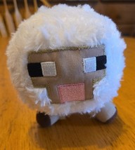 Minecraft mojang plush 2014 white sheep lamb 6 inch - £6.07 GBP