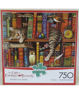Buffalo 750 Piece Puzzle The Cats of Charles Wysocki FREDERICK THE LITERATE - $44.39