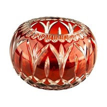 Cranberry Ruby Red Glass Candy Dish Bowl Unique Gift for Her! - $128.70