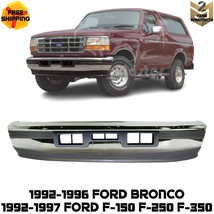 Front Bumper Chrome Kit For 1992-1996 Ford Bronco / 1992-1997 F-150 F-250 F-350 - £449.81 GBP