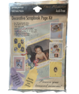 FISKARS Scrapbook Page Kit #2653 Baby Theme New Photo Memories Decorative - $14.73