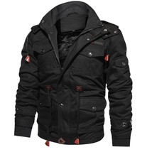 Winter Fashion Men&#39;s Inner Fleece Thickened Warm Jacket Hooded Loose Plu... - $240.97