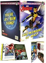 Marvel Avengers THE WONDERS OF WASP Scholastic Hardcover Book Heroines I... - $14.84