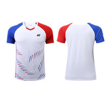 New Men&#39;s Top Polyester Tennis Racket Clothes Badminton Wear Sports T-shirt - £16.19 GBP