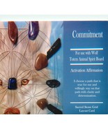 Blue Commitment Grid Card 4x6&quot; Heavy Cardstock For Use with Healing Crys... - $2.28 CAD