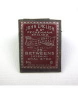 Antique Package Sewing Needles John English &amp; Co Betweens Imperial Oval ... - £7.98 GBP