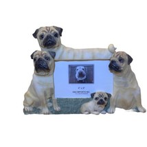 E&amp;S Imports Pug Dog Family Photo Frame  4&quot; x 6&quot; Photo Picture Frame Dog ... - $19.50