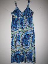 Eci New York 49ECI24WMULDR Beautiful Art Prints Women’ s Dress Multi-Color 24W - £26.69 GBP