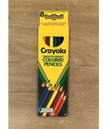 Vintage Crayola Smooth Bright Colored Pencils 8 Pack NOS 1990 Original B... - £11.77 GBP