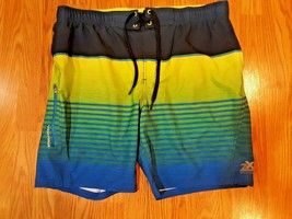 ZeroXposur Men Swim Trunks XL Pac Board Shorts UV Protection Inner Liner - £11.72 GBP
