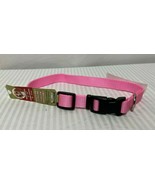 Bright Pink Dog Collar Adjustable 14&quot; - 20&quot; - £7.17 GBP