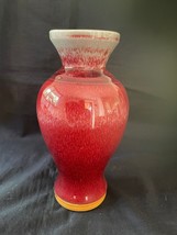 Chinese Oxblood Sang De Boeuf Glaze Porcelain Vase - £93.60 GBP