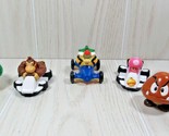McDonalds Nintendo Super Mario Bros Figures Happy Meal toys lot 6 Toadet... - $10.39