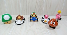 McDonalds Nintendo Super Mario Bros Figures Happy Meal toys lot 6 Toadet... - $10.39