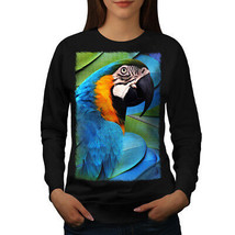 Wellcoda Parrot Bird Cute Womens Sweatshirt, Paradise Casual Pullover Jumper - £23.03 GBP+