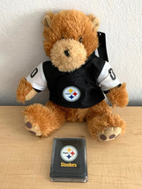 Pittsburgh Steelers Good Stuff NFL Plush 00 Teddy Bear + Matching Paperweight - £11.61 GBP